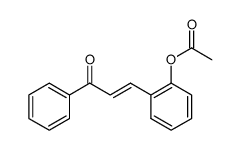 2-((E)-3-oxo-3-phenylprop-1-en-1-yl)phenyl acetate结构式