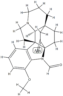 17-Methoxy-3-oxoaspidofractinine-1-carbaldehyde结构式