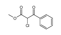 methyl 2-chloro-3-oxo-3-phenylpropanoate结构式