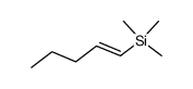 (E)-1-pentenyltrimethylsilane Structure