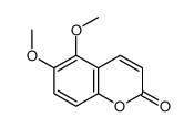 5,6-dimethoxychromen-2-one结构式
