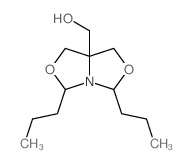 1H,3H,5H-Oxazolo[3,4-c]oxazole-7a(7H)-methanol, 3,5-dipropyl- structure