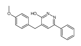 5-[(4-methoxyphenyl)methyl]-3-phenyl-1H-pyridazin-6-one Structure