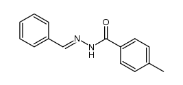 N'-benzylidene-p-methylbenzhydrazide结构式