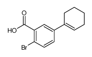 2-bromo-5-(cyclohexen-1-yl)benzoic acid结构式