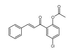 2'-acetoxy-5'-chlorochalcone Structure