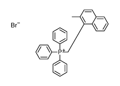 (2-methylnaphthalen-1-yl)methyl-triphenylphosphanium,bromide Structure