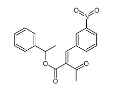 1-phenylethyl 2-[(3-nitrophenyl)methylidene]-3-oxobutanoate结构式