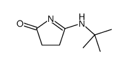 5-(tert-butylamino)-3,4-dihydropyrrol-2-one结构式