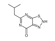 5-(2-methylpropyl)-2H-thiadiazolo[5,4-d]pyrimidin-7-one结构式