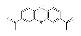 1-(8-acetylphenoxathiin-2-yl)ethanone结构式