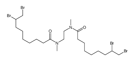 8,9-dibromo-N-[2-[8,9-dibromononanoyl(methyl)amino]ethyl]-N-methylnonanamide Structure