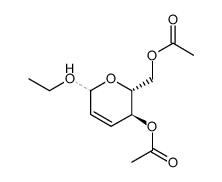 D-Arabinofuranose, tetraacetate结构式