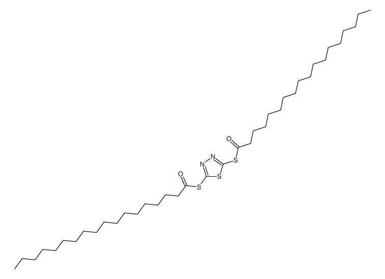 bis-stearoylmercapto-[1,3,4]thiadiazole Structure