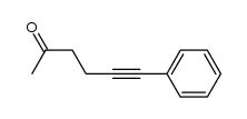 6-phenyl-hex-5-yn-2-one结构式