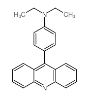 4-acridin-9-yl-N,N-diethyl-aniline Structure