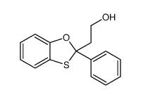 2-(2-phenyl-1,3-benzoxathiol-2-yl)ethanol结构式
