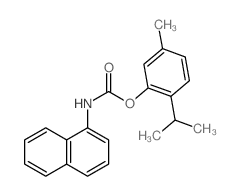 (5-methyl-2-propan-2-yl-phenyl) N-naphthalen-1-ylcarbamate结构式