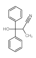3-Hydroxy-2-methyl-3,3-diphenyl-propanenitrile picture