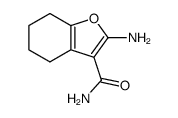 2-amino-4,5,6,7-tetrahydro-benzofuran-3-carboxylic acid amide Structure