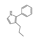3-propyl-2-phenylpyrrole结构式