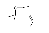 (3S,4R)-2,2,4-trimethyl-3-(2-methylprop-1-enyl)oxetane Structure