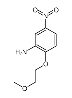 2-(2-Methoxyethoxy)-5-nitroaniline Structure