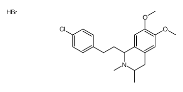 1-[2-(4-chlorophenyl)ethyl]-6,7-dimethoxy-2,3-dimethyl-1,2,3,4-tetrahydroisoquinolin-2-ium,bromide Structure