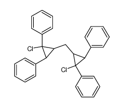 bis(2-chloro-2,3-diphenylcyclopropyl)methane结构式