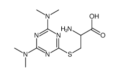 S-[4,6-Bis(dimethylamino)-1,3,5-triazin-2-yl]cysteine结构式