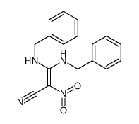 3,3-bis(benzylamino)-2-nitroprop-2-enenitrile结构式