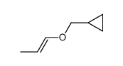 (1-Propenyloxy)methylcyclopropane structure