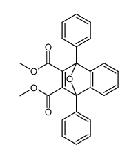 dimethyl 1,4-diphenyl-1,4-dihydro-1,4-epoxynaphthalene-2,3-dicarboxylate结构式