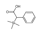 2-phenyl-2-(trimethylsilyl)acetic acid Structure