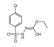 ethyl N-[(4-chlorophenyl)sulfonylamino]carbamate Structure