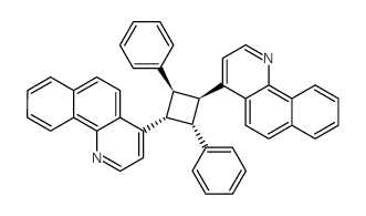 4-(3-benzo[h]quinolin-4-yl-2,4-diphenylcyclobutyl)benzo[h]quinoline结构式