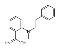 2-[methyl(2-phenylethyl)amino]benzamide结构式