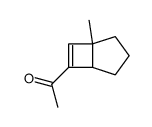 Ethanone, 1-(1-methylbicyclo[3.2.0]hept-6-en-6-yl)- (9CI) structure