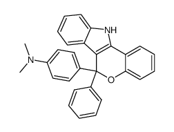 6-(4-Dimethylaminophenyl)-6-phenyl-6H-chromeno<4,3-b>indol结构式