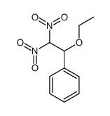 (1-ethoxy-2,2-dinitroethyl)benzene结构式