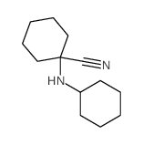 1-(cyclohexylamino)cyclohexane-1-carbonitrile结构式