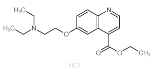 ethyl 6-(2-diethylaminoethoxy)quinoline-4-carboxylate结构式