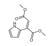 dimethyl (E)-1-pyrrolyl-2-butenedioate结构式