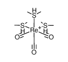 (CO)3Re(dimethyl sulfide)3(1+) Structure