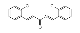 3-(2-Chlorophenyl)-N-[(2-chlorophenyl)methylene]propenamide Structure
