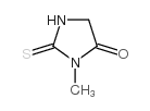 3-甲基-2-硫代咪唑烷-4-酮结构式