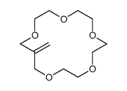15-methylidene-1,4,7,10,13-pentaoxacyclohexadecane Structure