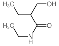 Butanamide,N-ethyl-2-(hydroxymethyl)-结构式