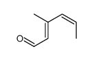 3-methylhexa-2,4-dienal结构式