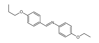 N-(4-ethoxyphenyl)-1-(4-propoxyphenyl)methanimine Structure
